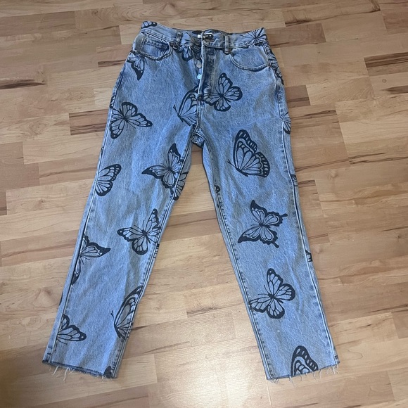 Size 29 High Rise Straight Jeans from Pacsun. Never worn and great condition. - Picture 1 of 5